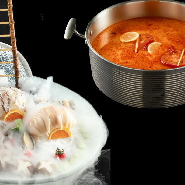 Thai seafood hotpot